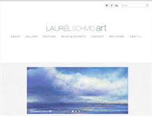 Tablet Screenshot of laurelschmidart.com